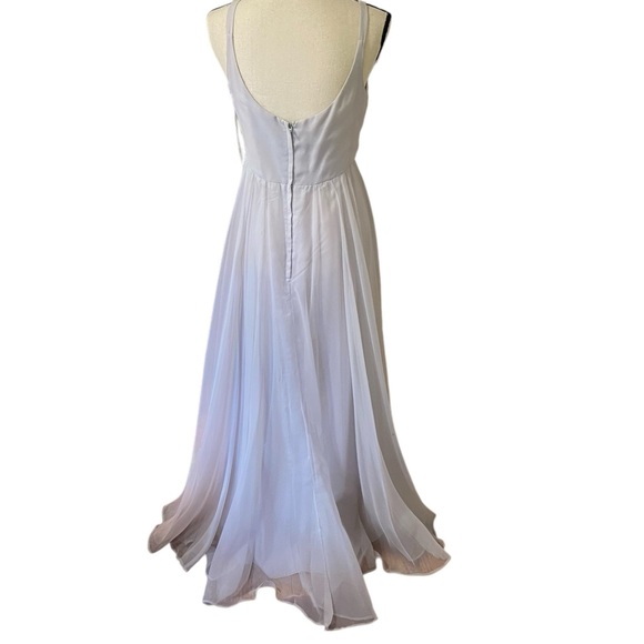 Jack Bryan vintage 1960s Gray Gown with Jeweled Bodice and Cape - Picture 3 of 13